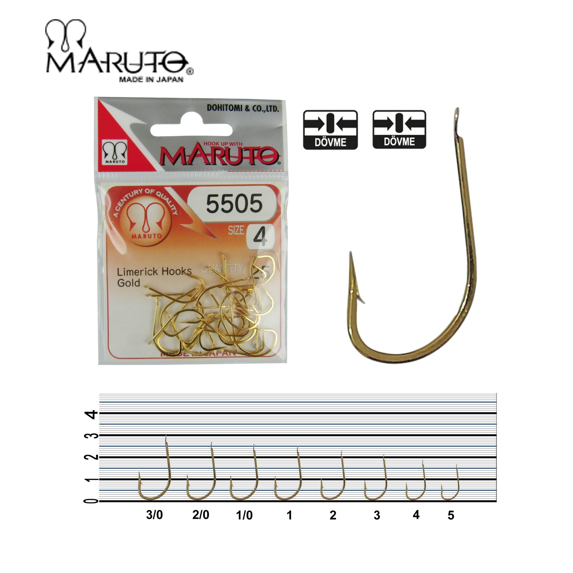 Maruto 5505 Gold İğne 5