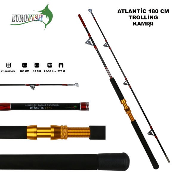 Atlantic 180 Cm Trolling Olta Kamışı