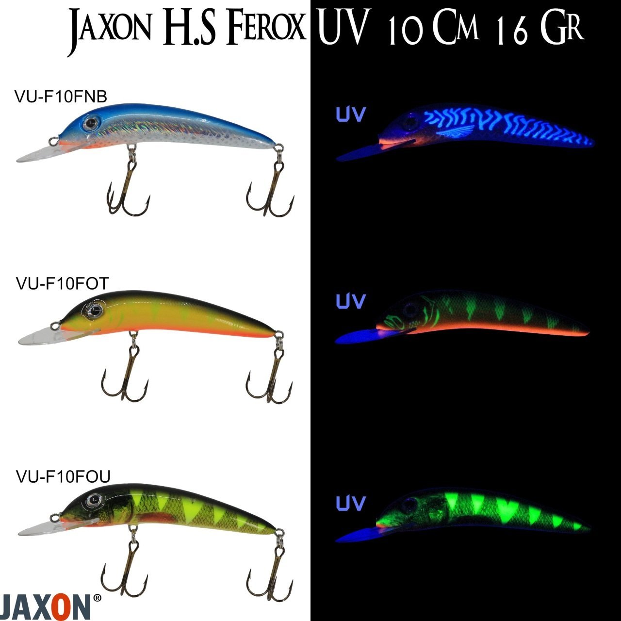 Jaxon H.S Ferox UV 10 Cm 16 Gr Fot