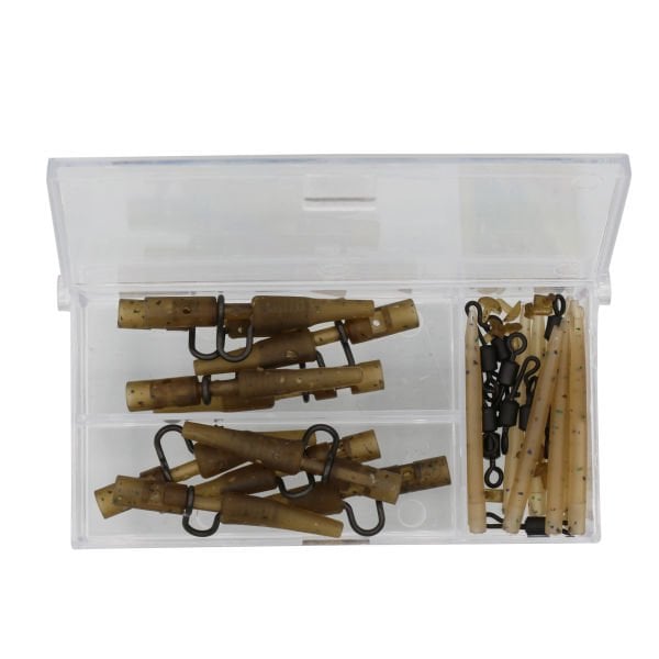 Camou Heavy Lead Clip Box 10 Sets