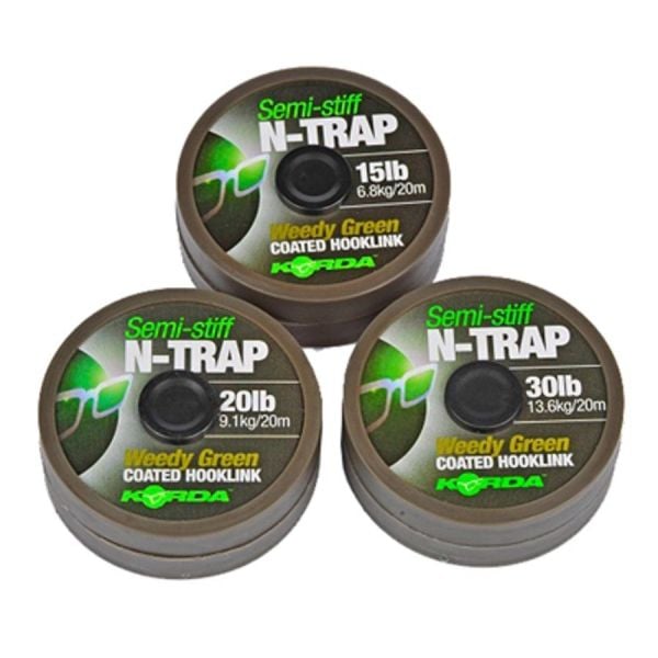 N-Trap Semi Stiff 20lb Weedy Green