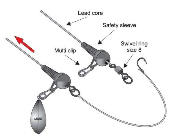 Lead Core Hazır Takım 60 Cm