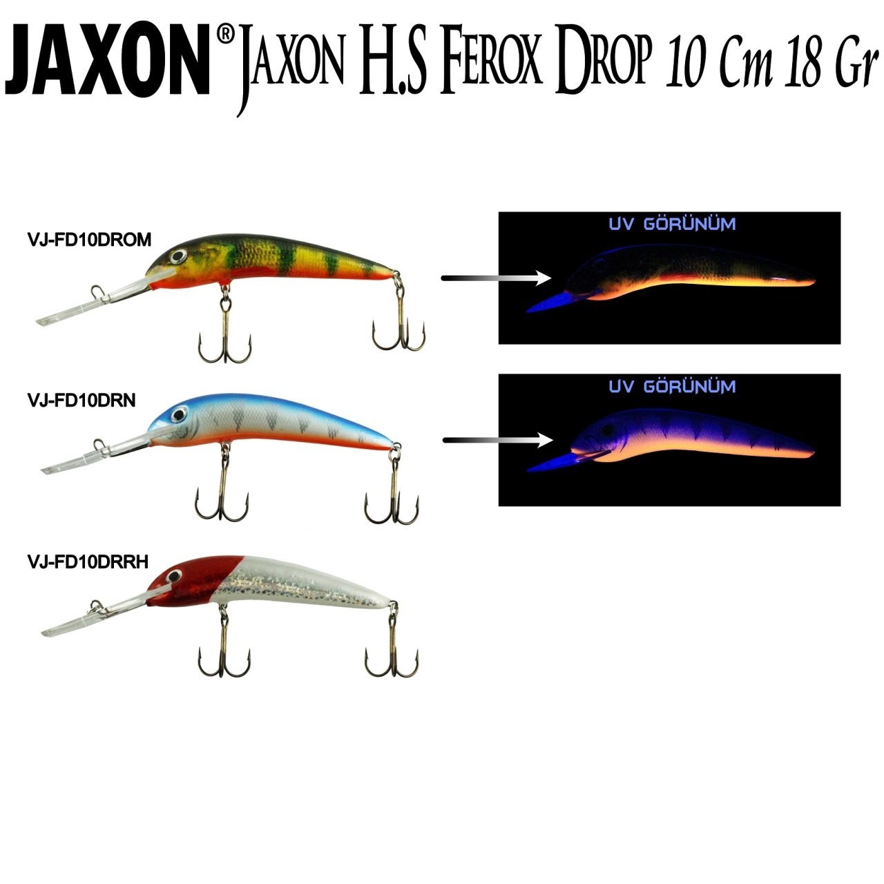 Jaxon H.S Ferox Drop 10 Cm 18 Gr Drn