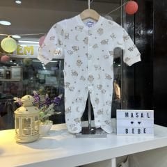 Kuzu Detaylı Tulum- % 100 Pamuk