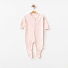 Organik Ayaklı Lotus Tulum-Pembe