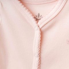Organik Ayaklı Lotus Tulum-Pembe