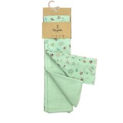 Mint Yeşili 2 Adet Müslin Battaniye - 80x90