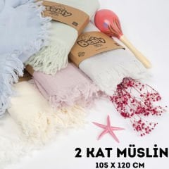 Müslin Battaniye - 2 Katlı - 105*120 CM