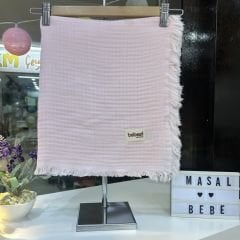 Pembe Müslin Battaniye - 4 Katlı
