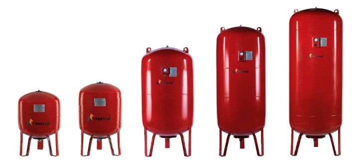 Nema PN10 ve PN16 Membranlı Genleşme Tankları