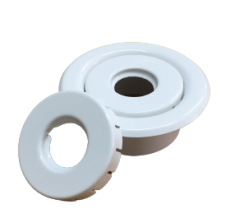 Duyar 1/2'' Çift Parça Sprinkler Rozeti BEYAZ