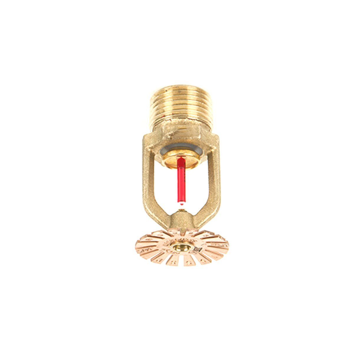 Duyar 3/4'' Pendent(Sarkık) Hızlı Tepkimeli Sprinkler Pirinç 141°C