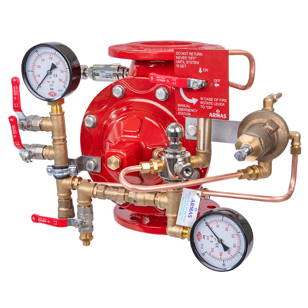 Ø80-3'' DELUGE VANA-PNÖMATİK AKTİVASYONLU 77DE PN MR