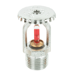 Duyar 3/4' Upright (Dik) Hızlı Tepkimeli Sprinkler Kromaj 141°C