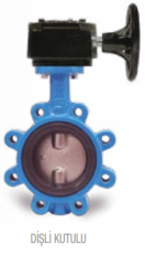 FAF 3650 DN200 Lug Nikel Klapeli Kelebek Vana