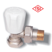Konsan 1/2'' Standart Tip Köşe Radyatör Vanası