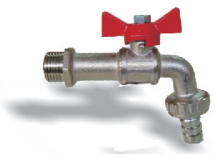 Konsan 3/4'' Rekorlu Küresel Bahçe Musluğu