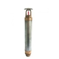 Upright Kuru Tip Sprinkler Standart Tepkimeli 1/2”NPT Pirinç 200 mm (L) 68 °C