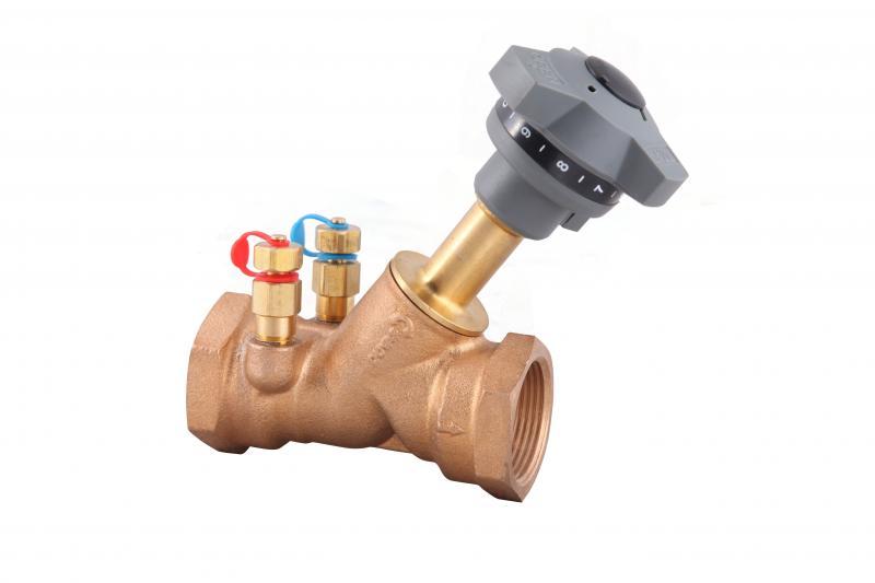 1 1/2” Bronz Dişli Statik Balans Vanası