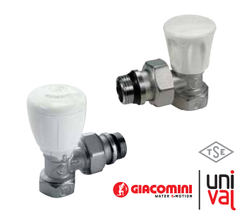 Giacomini 3/4'' Köşe Radyatör Vanası Tip:R421TG