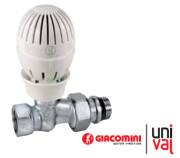 Giacomini 1/2'' Düz Termostatik Radyatör Vanası