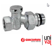 Giacomini Düz Tip Dönüş Vanası