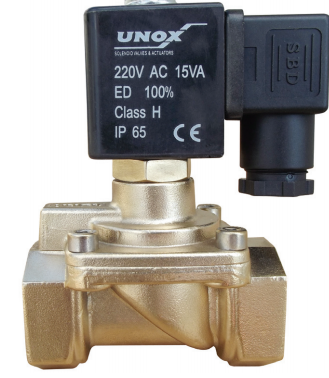 Unox 3/8'' Normalde Açık Kompresör Selenoid Valfi