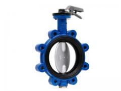 DN 250 Lug Vulkanize Tip Kelebek Vana Sfero döküm PN 16