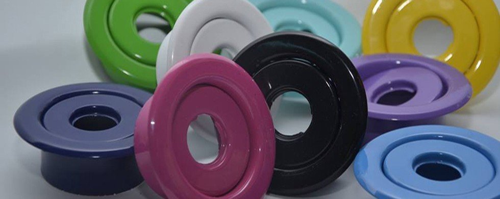 1/2\'\' Beyaz Boyalı Sprinkler Rozeti Çift Parça