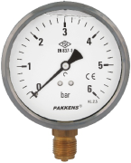 Pakkens Q100 0-250 Bar Alttan Çıkışlı Manometre