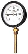 Pakkens Q100 0/+60 Derece 10cm Alt Çıkışlı Termometre