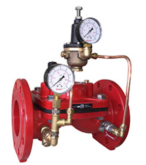 Valfon Diyaframlı DN65 Flanşlı Basınç Düşürücü Pik Döküm