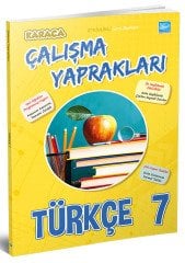 7. Sınıf Türkçe Etkinlikli Soru Bankası Çalışma Yaprakları