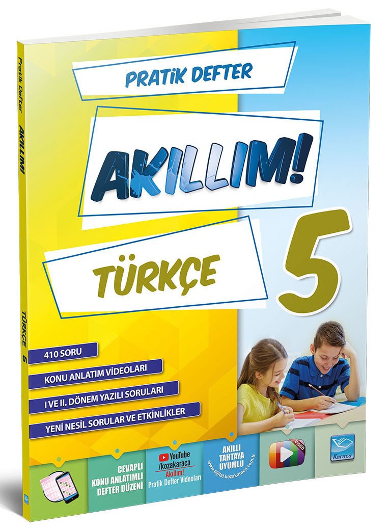 Akıllım Pratik Defter Türkçe 5. Sınıf