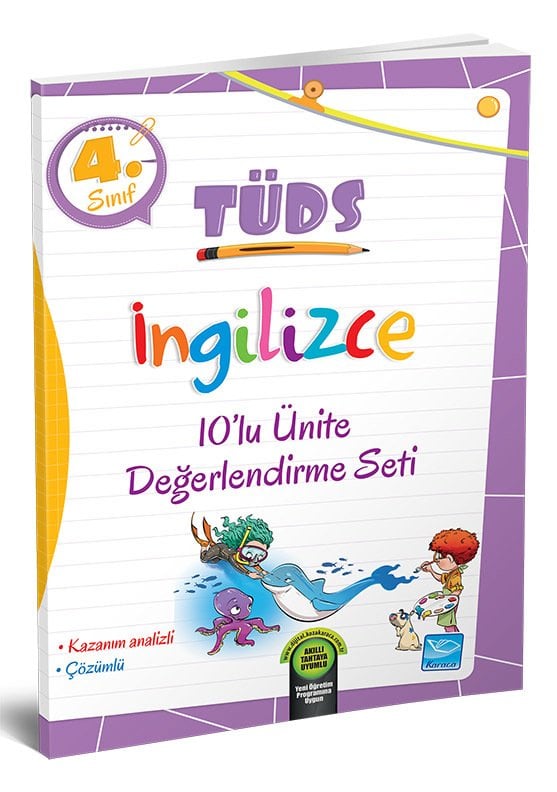 4. Sınıf TÜDS İngilizce 10’lu Ünite Değerlendirme Seti