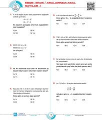 MaxNet 8. Sınıf Matematik Soru Kitabı