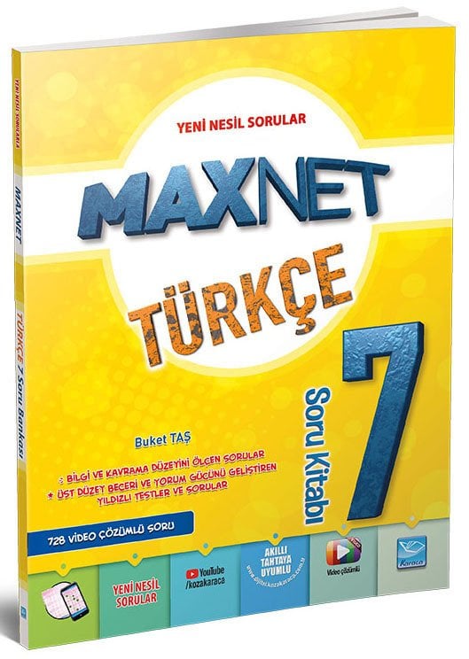 MaxNet 7. Sınıf Türkçe Soru Kitabı