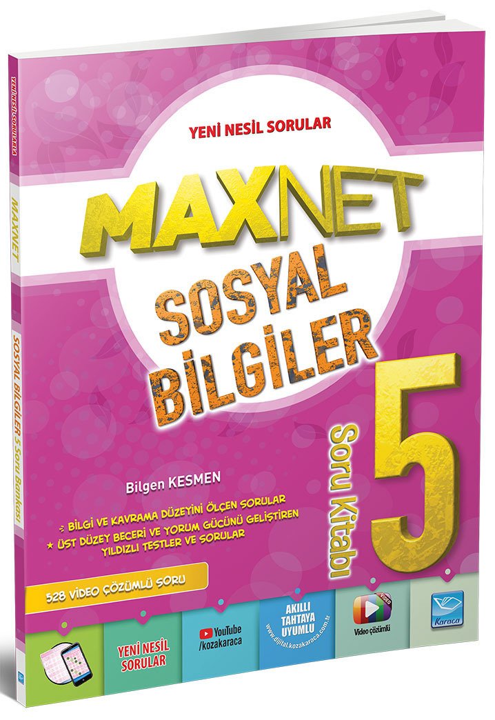 MaxNet 5. Sınıf Sosyal Bilgiler Soru Kitabı