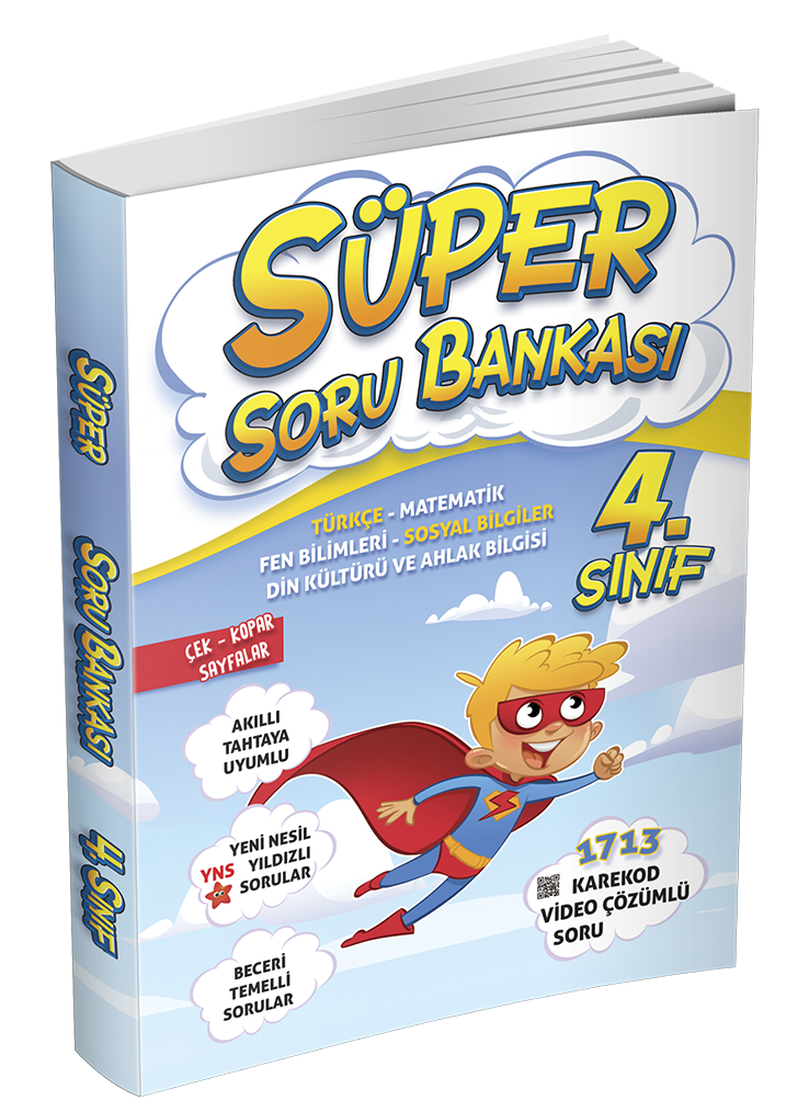 4. Sınıf Süper Soru Bankası (Tüm Dersler)