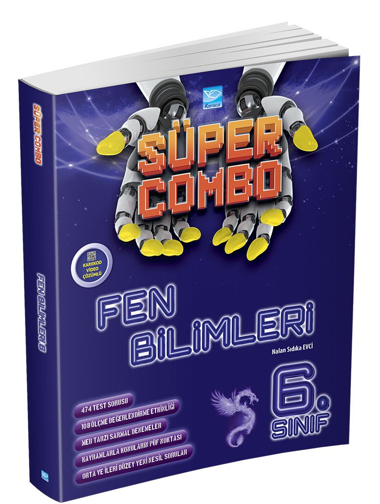 Süper Combo Fen Bilimleri 6. Sınıf Soru Kitabı