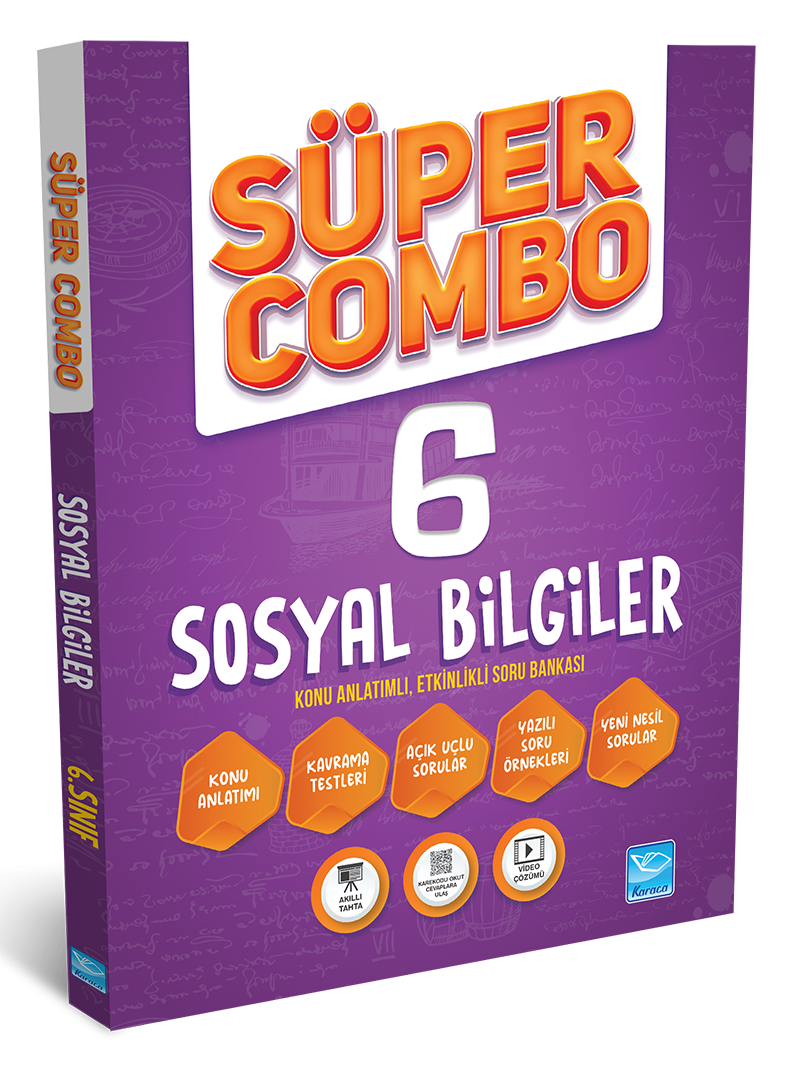 Süper Combo Sosyal Bilgiler 6. Sınıf Soru Bankası
