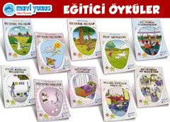 Eğitici Öyküler Dizisi (10 Kitap) (3-4-5 Yaş)