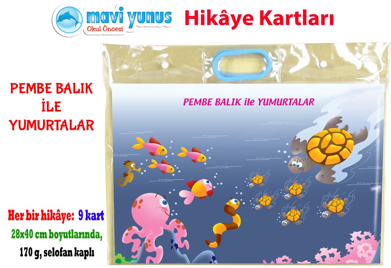 Pembe Balık ile Yumurtalar Hikaye Kartı (3-4-5 Yaş)