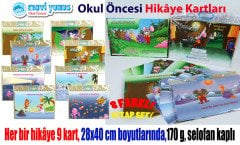 Pembe Balık ile Yavru Balina Hikaye Kartı (3-4-5 Yaş)