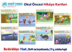 Hikaye Kartları Seti (8 Ayrı Kitap) (3-4-5 Yaş)