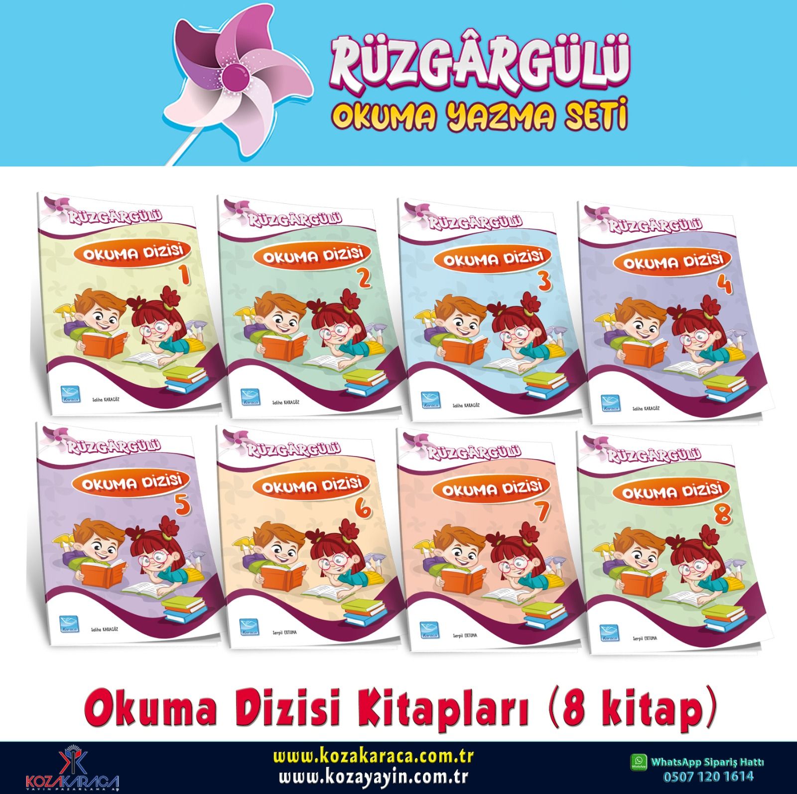 1. Sınıf Okuma Dizisi (8 Kitap)