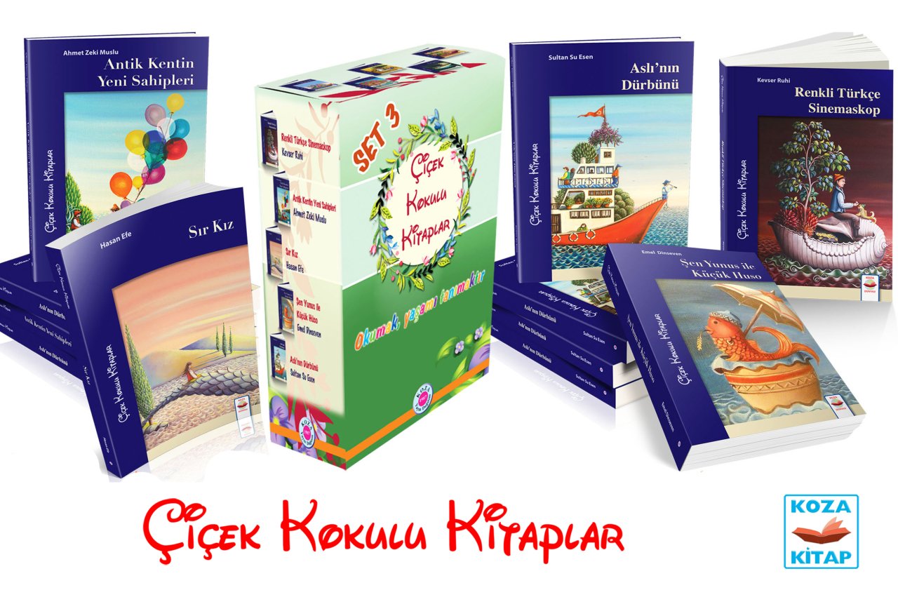 ÇİÇEK KOKULU KİTAPLAR SET 3 (5 KİTAP)