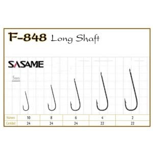 Sasame F-848 Long Shaft Black Nickel Olta İğnesi