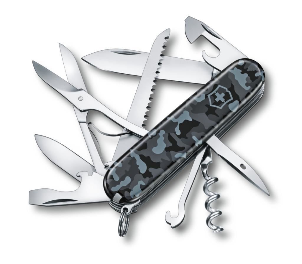 Victorinox Huntsman 91mm Lacivert Kamuflaj Çakı