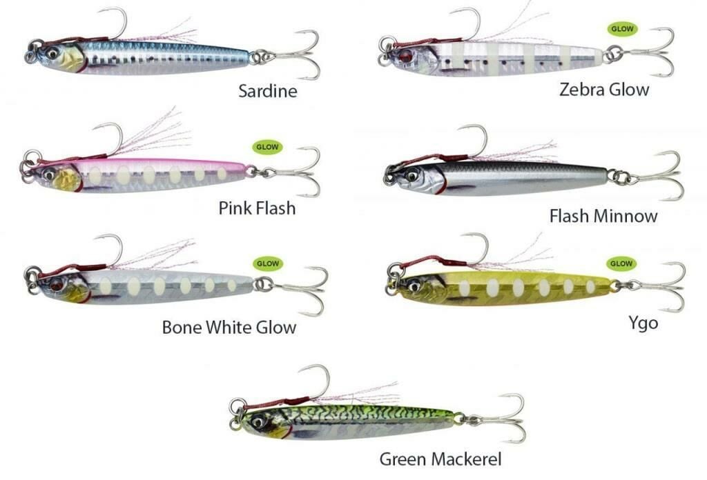 SavageGear 3D Jig Minnow 40 gr 9,3 cm Suni Yem - Glow Zebra